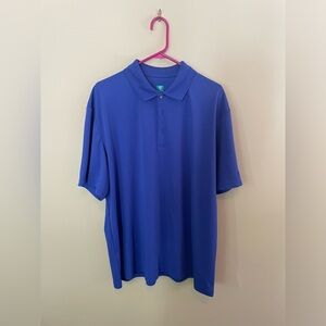 PRO TOUR men’s golf pro polo shirt, Sz XXL, royal blue, EUC